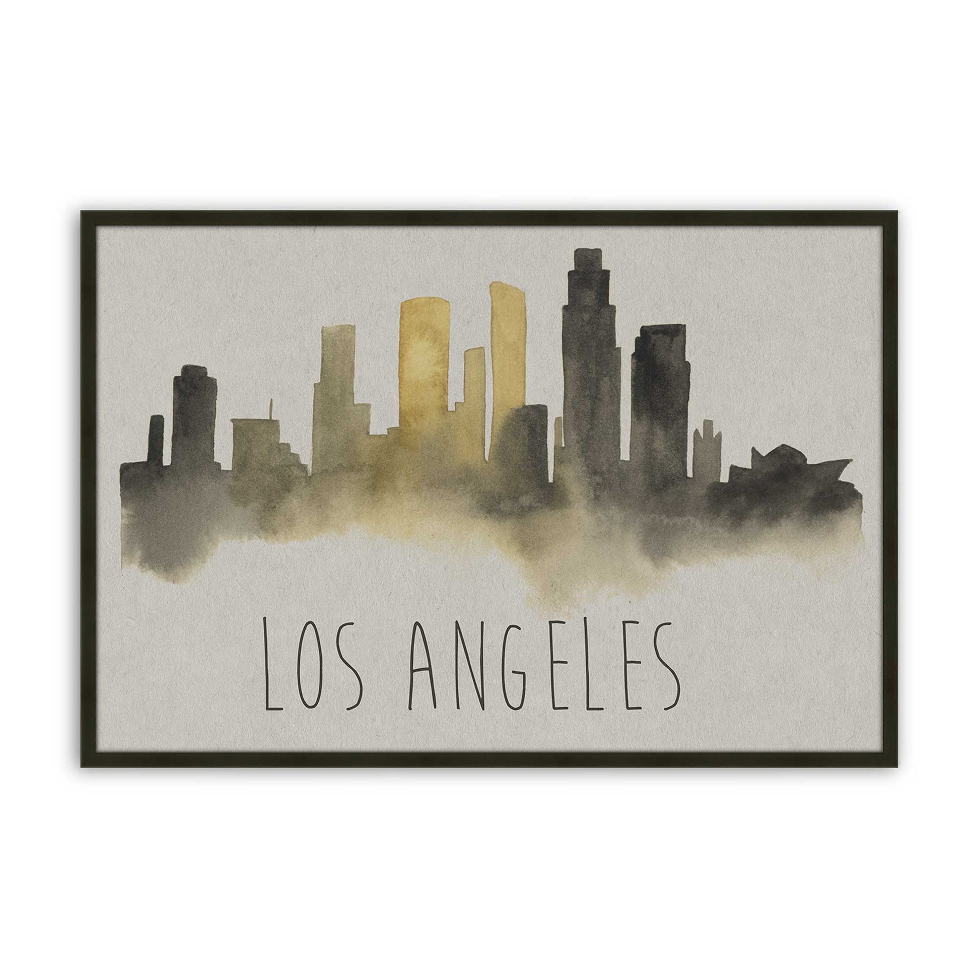 [Color:Satin Black], Picture of art in a Satin Black frame