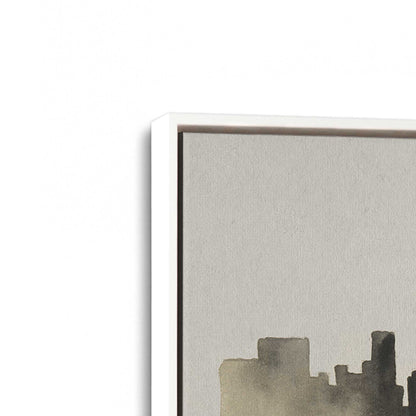 [Color:Opaque White], Picture of art in a White frame at an angle