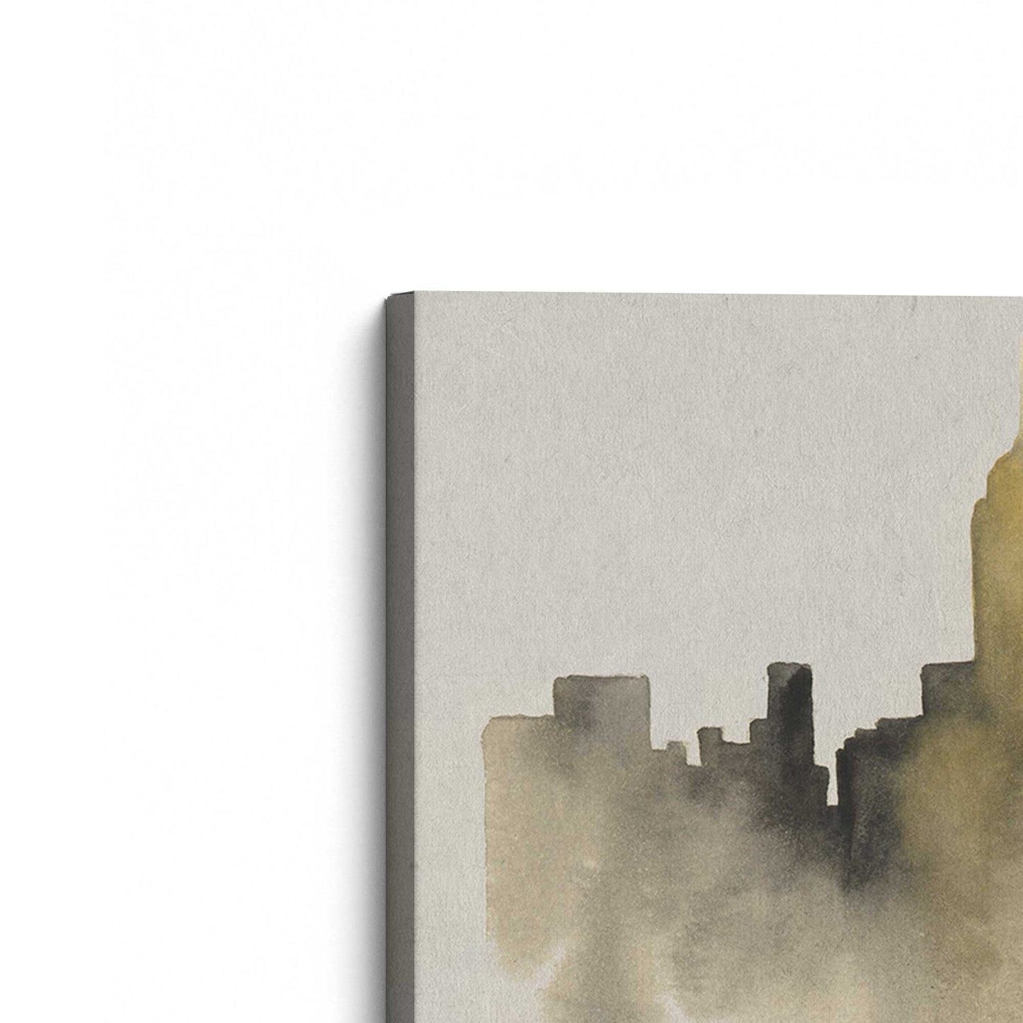 [Color:Stretched Canvas], Picture of the corner of the art