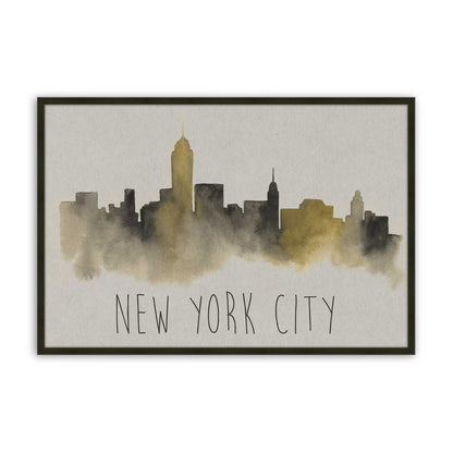 [Color:Satin Black], Picture of art in a Satin Black frame