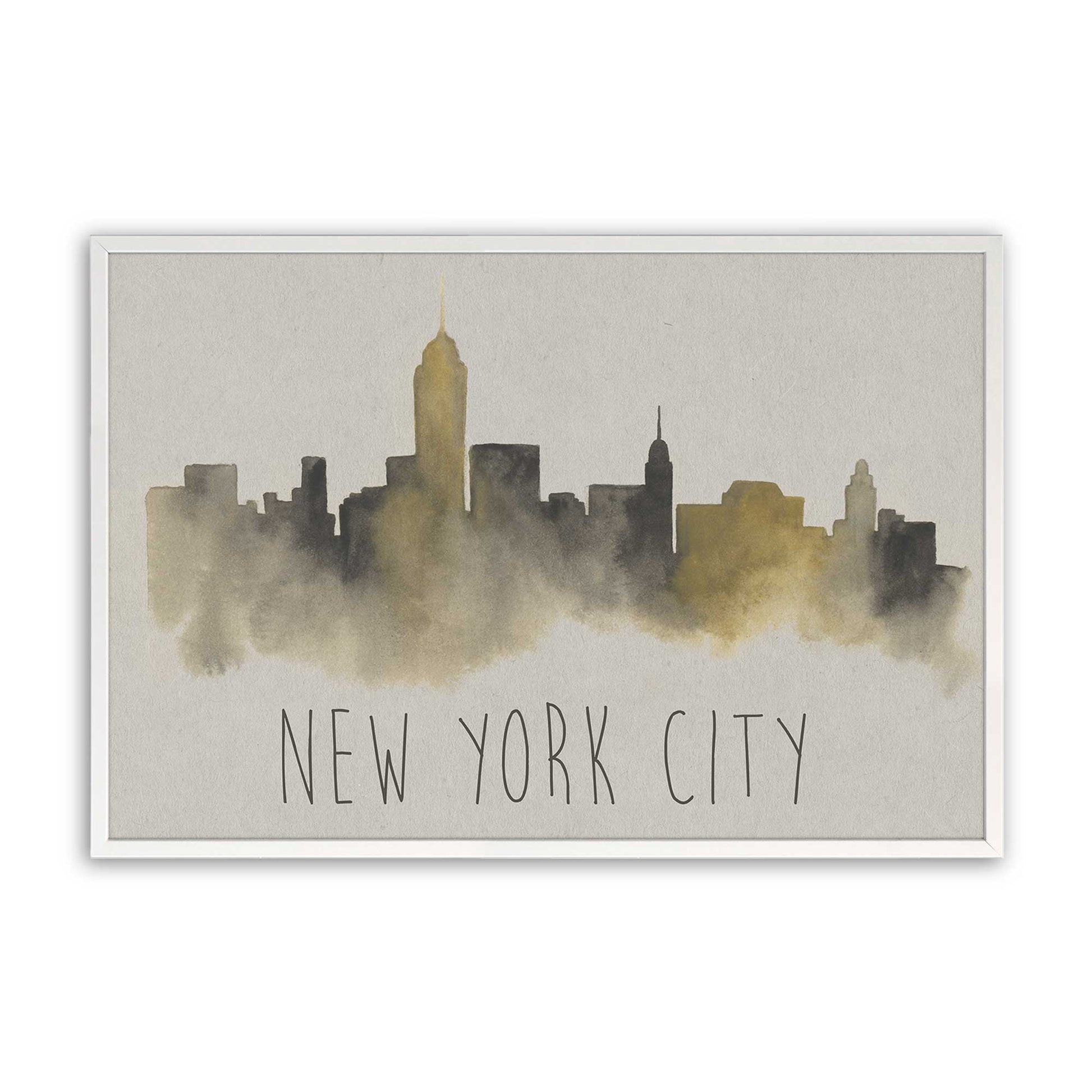 [Color:Opaque White], Picture of art in a Opaque White frame