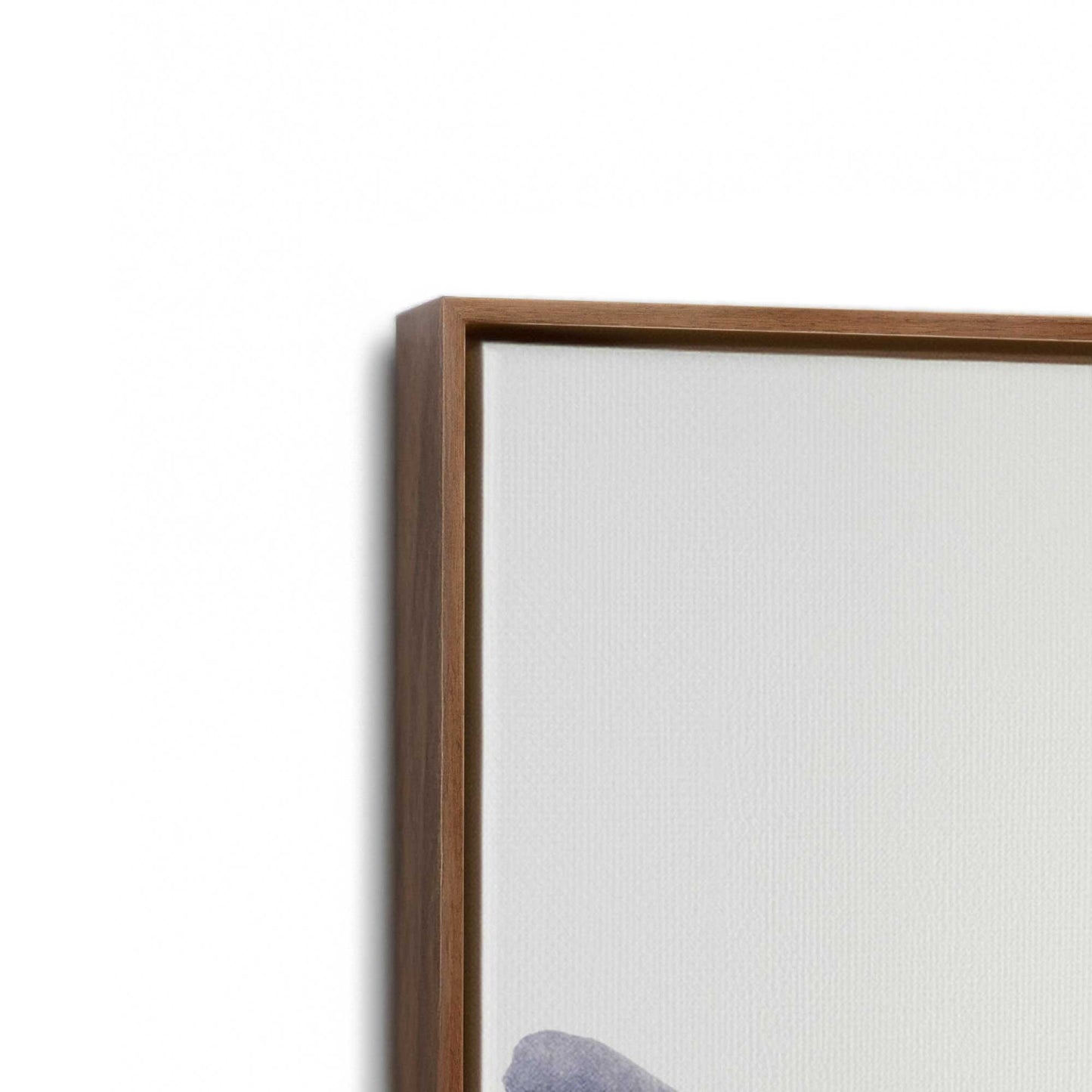 [Color:Walnut], Picture of art in a Walnut frame at an angle