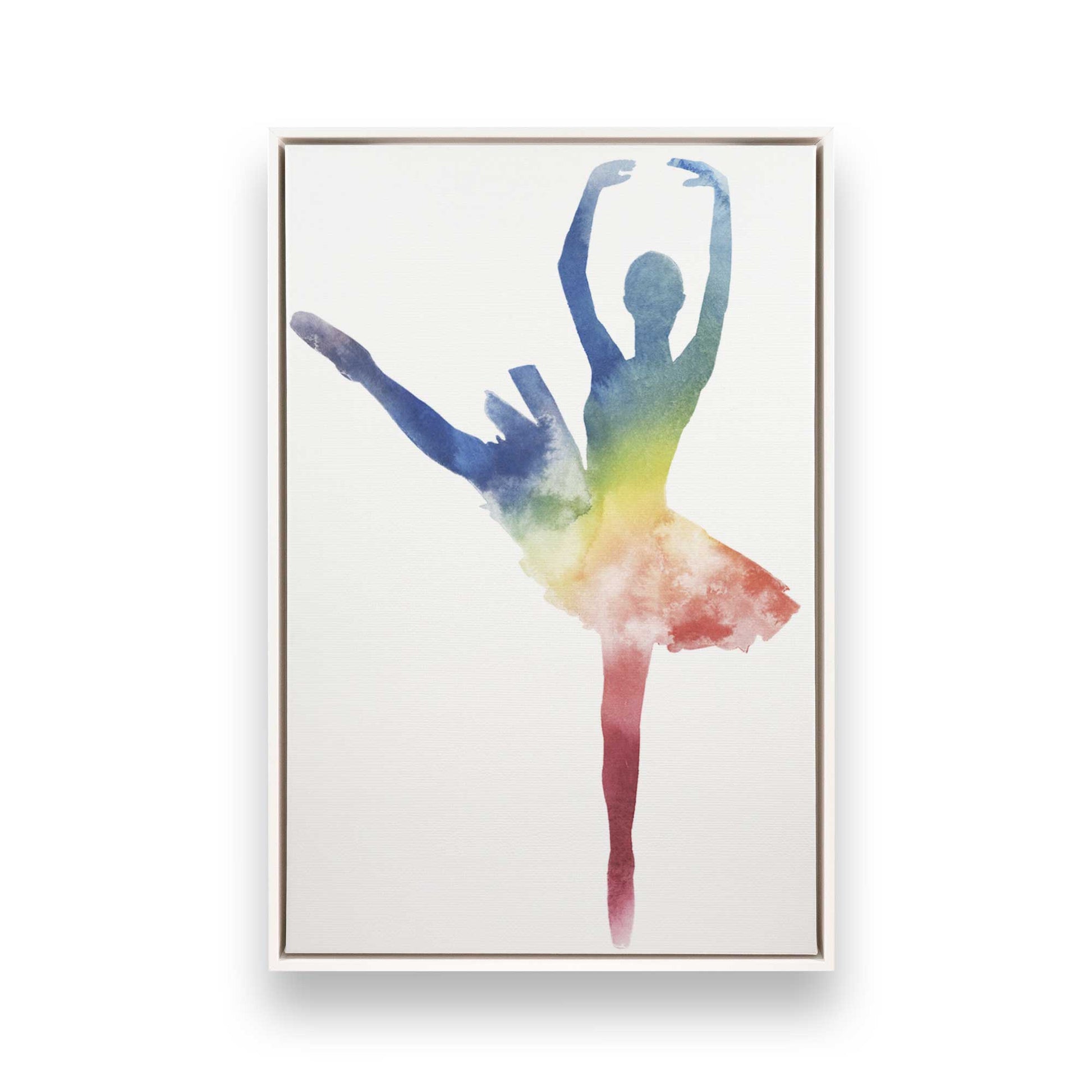 [Color:Opaque White], Picture of art in a White frame