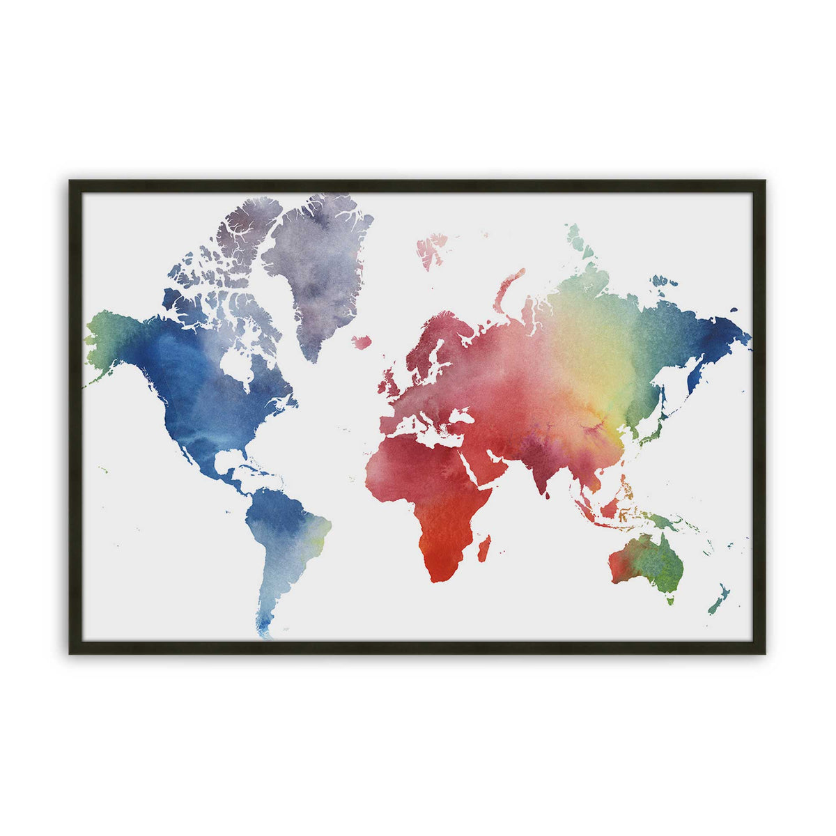 [Color:Satin Black], Picture of art in a Satin Black frame