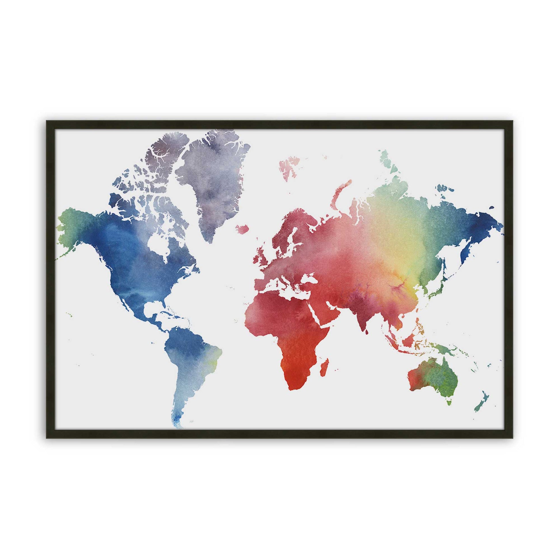 [Color:Satin Black], Picture of art in a Satin Black frame