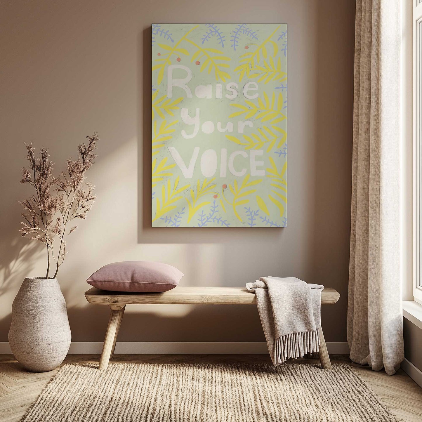 Picture of art in a room