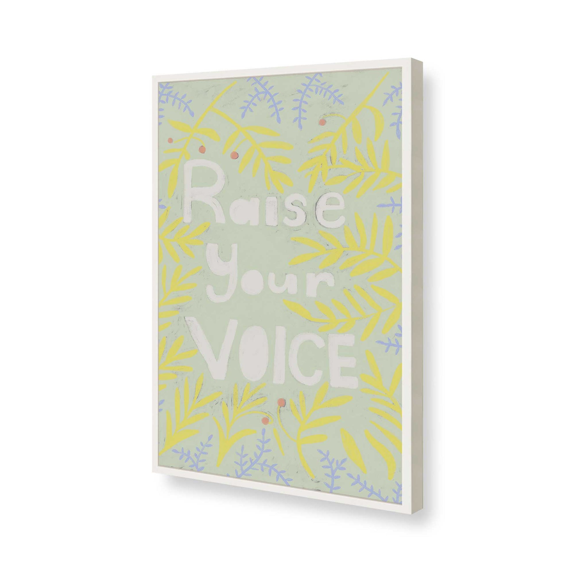 [Color:Opaque White], Picture of art in a Opaque White frame of the corner