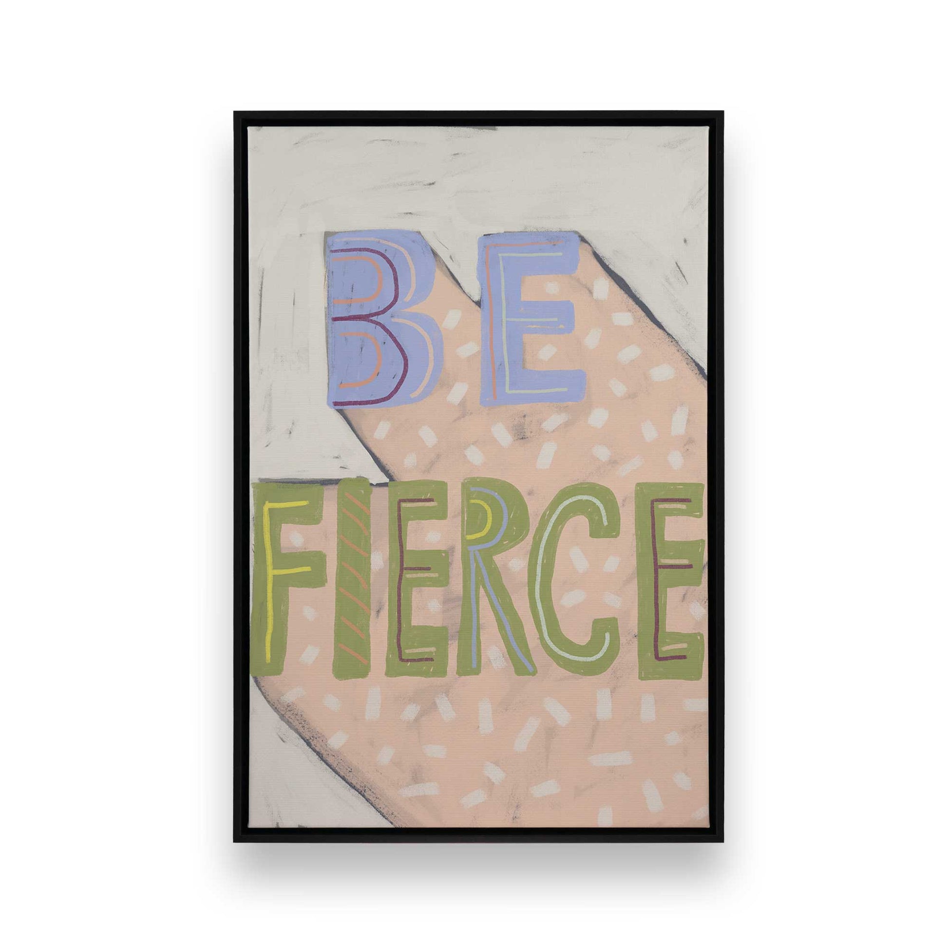 [Color:Satin Black], Picture of art in a Satin Black frame