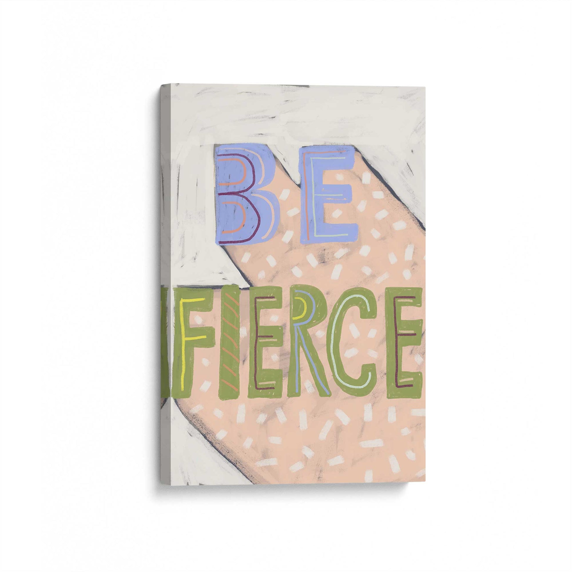 [Color:Stretched Canvas], Picture of art at an angle