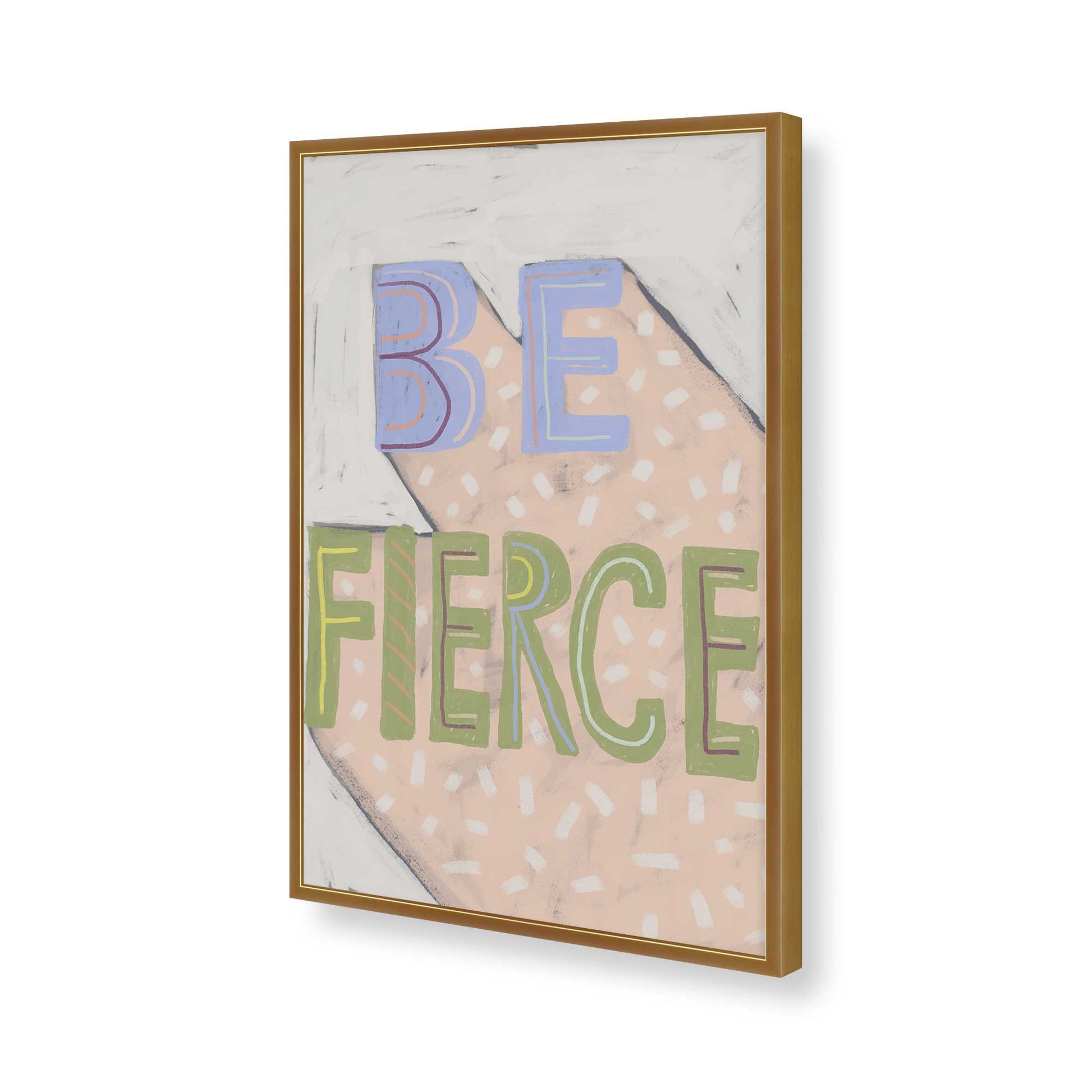 [Color:Polished Gold], Picture of art in a Polished Gold frame of the corner