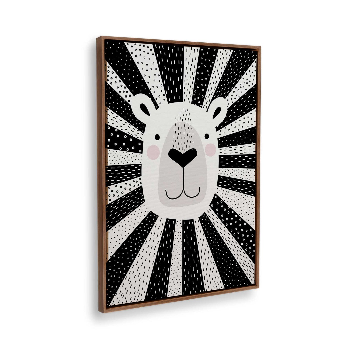 [Color:Walnut], Picture of the corner of the art