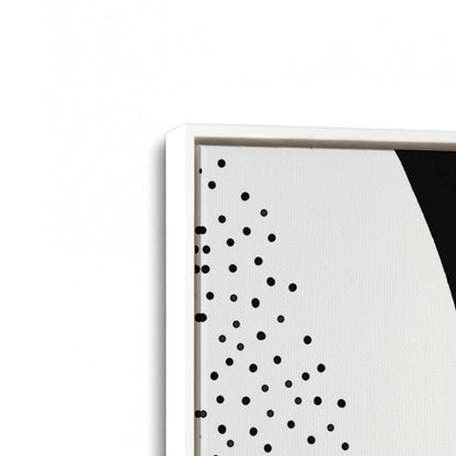 [Color:Opaque White], Picture of art in a White frame at an angle