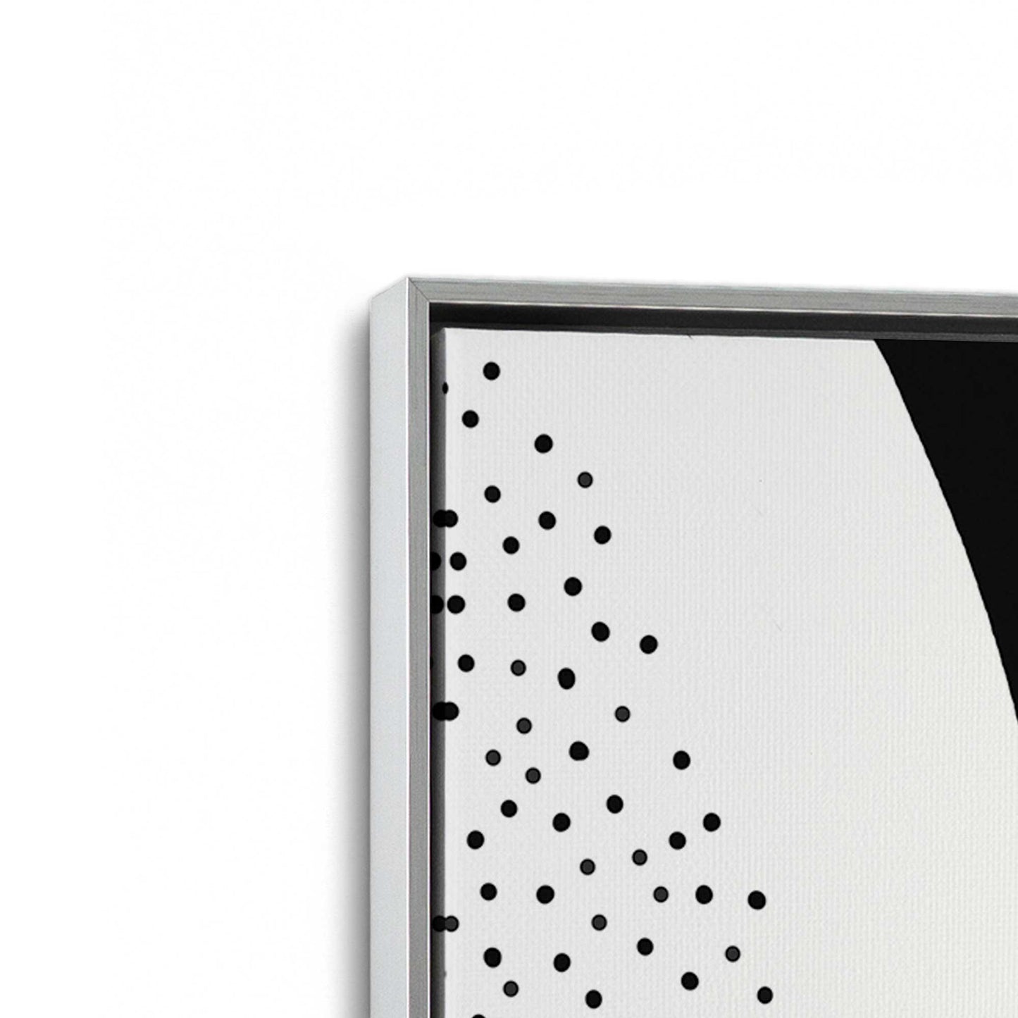 [Color:Polished Chrome], Picture of art in a Polished Chrome frame at an angle