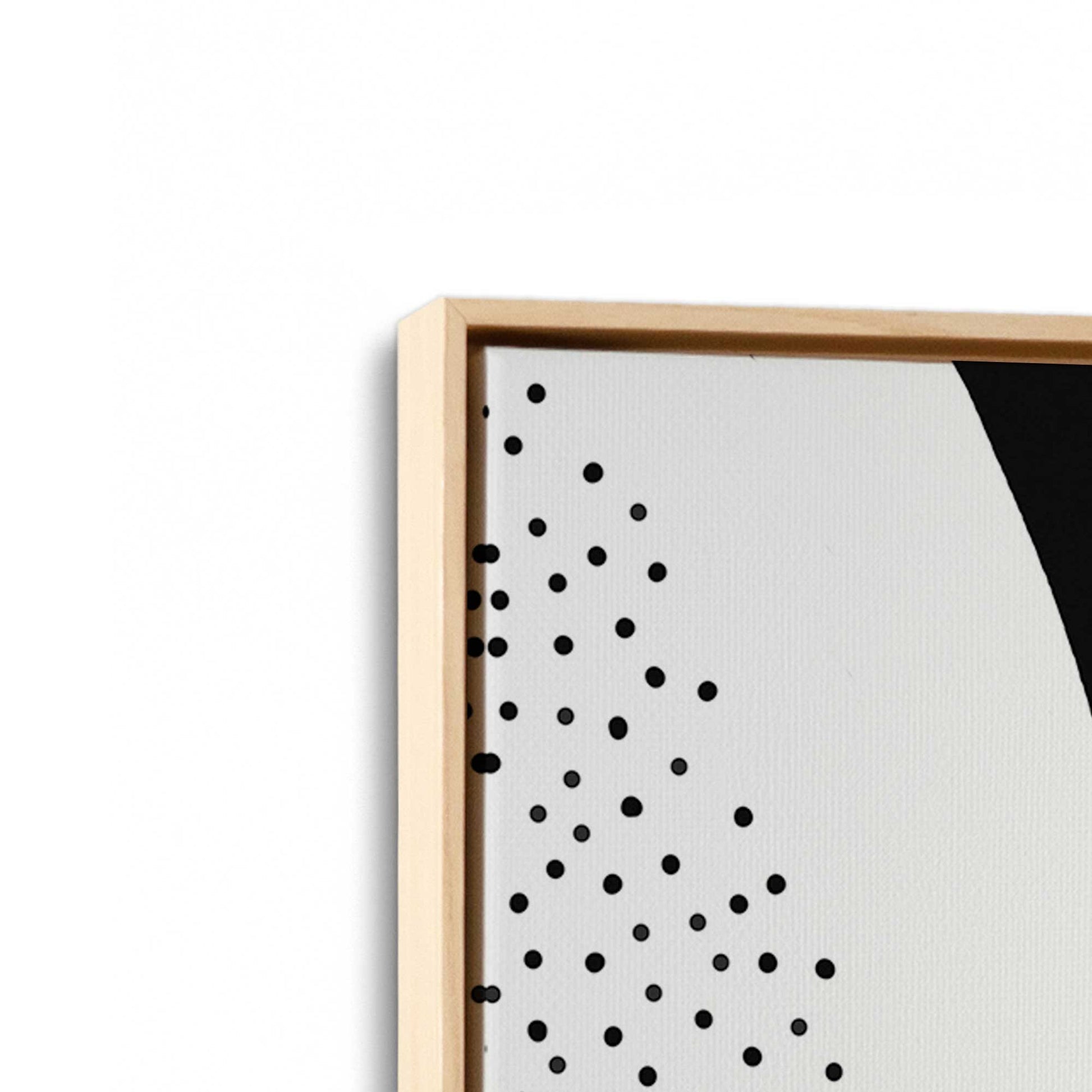 [Color:American Maple], Picture of art in a American Maple frame at an angle