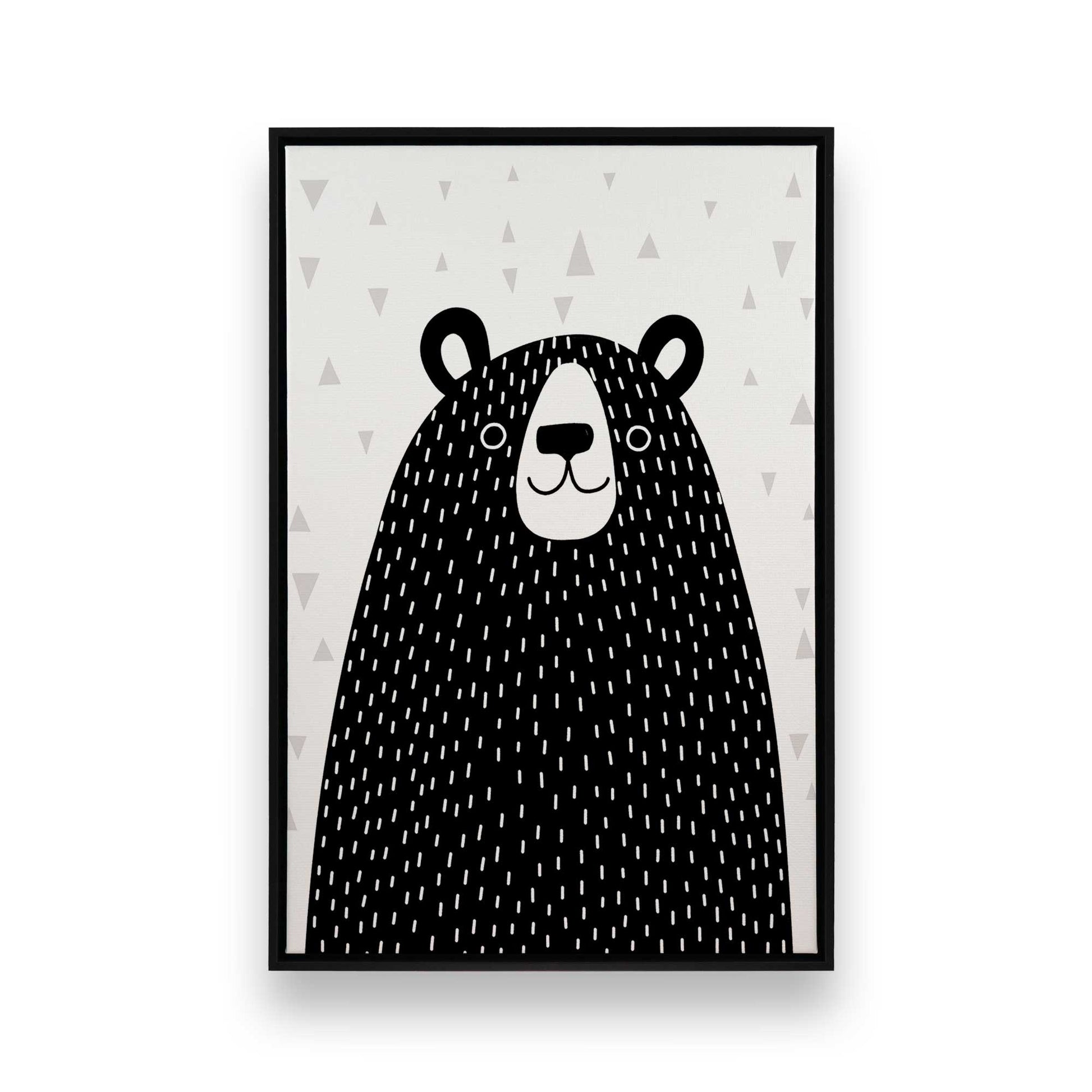 [Color:Satin Black], Picture of art in a Satin Black frame