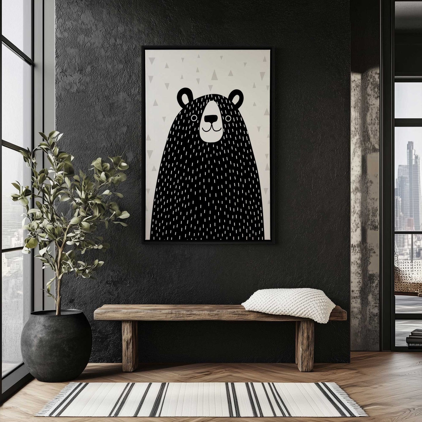 Picture of art in a room