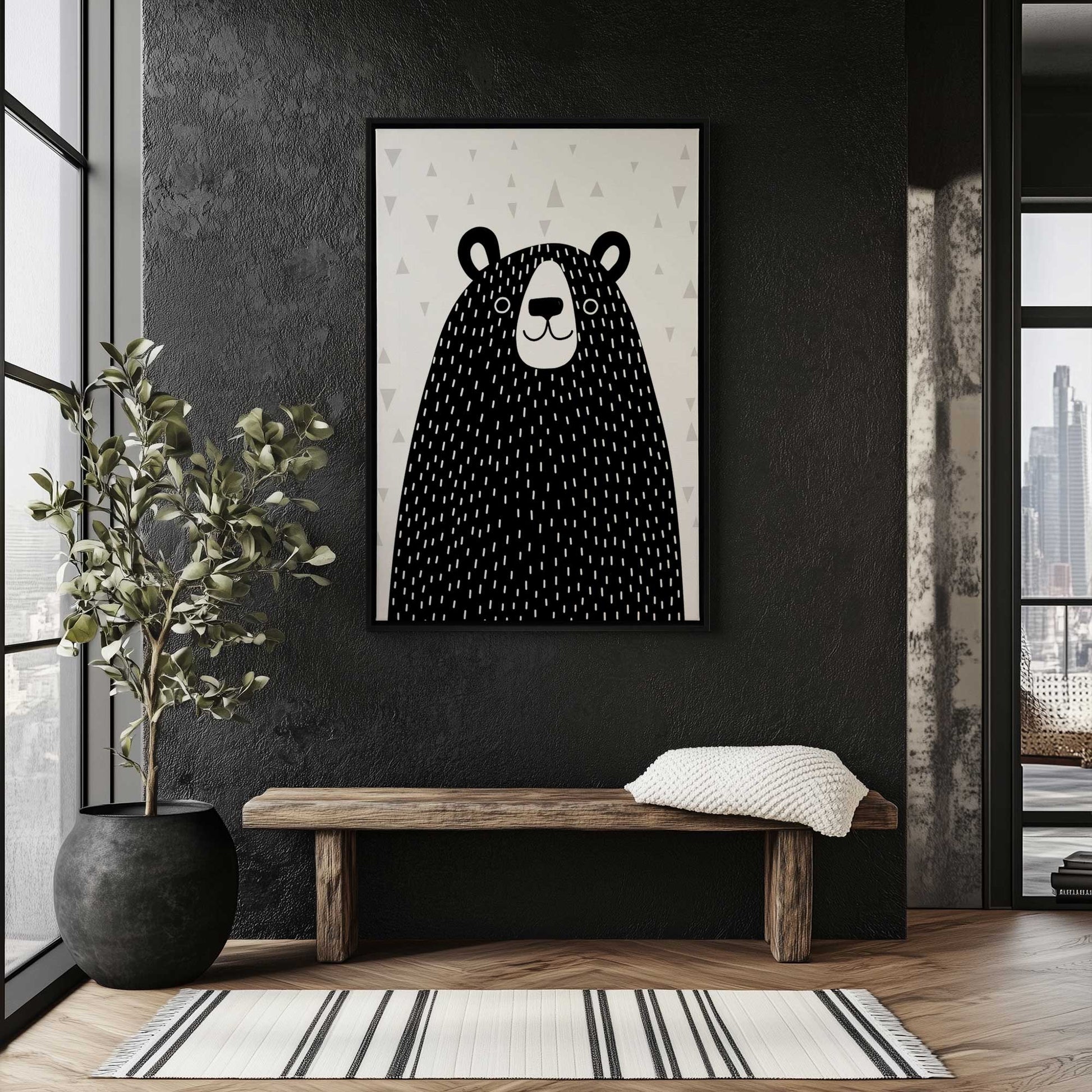 Picture of art in a room