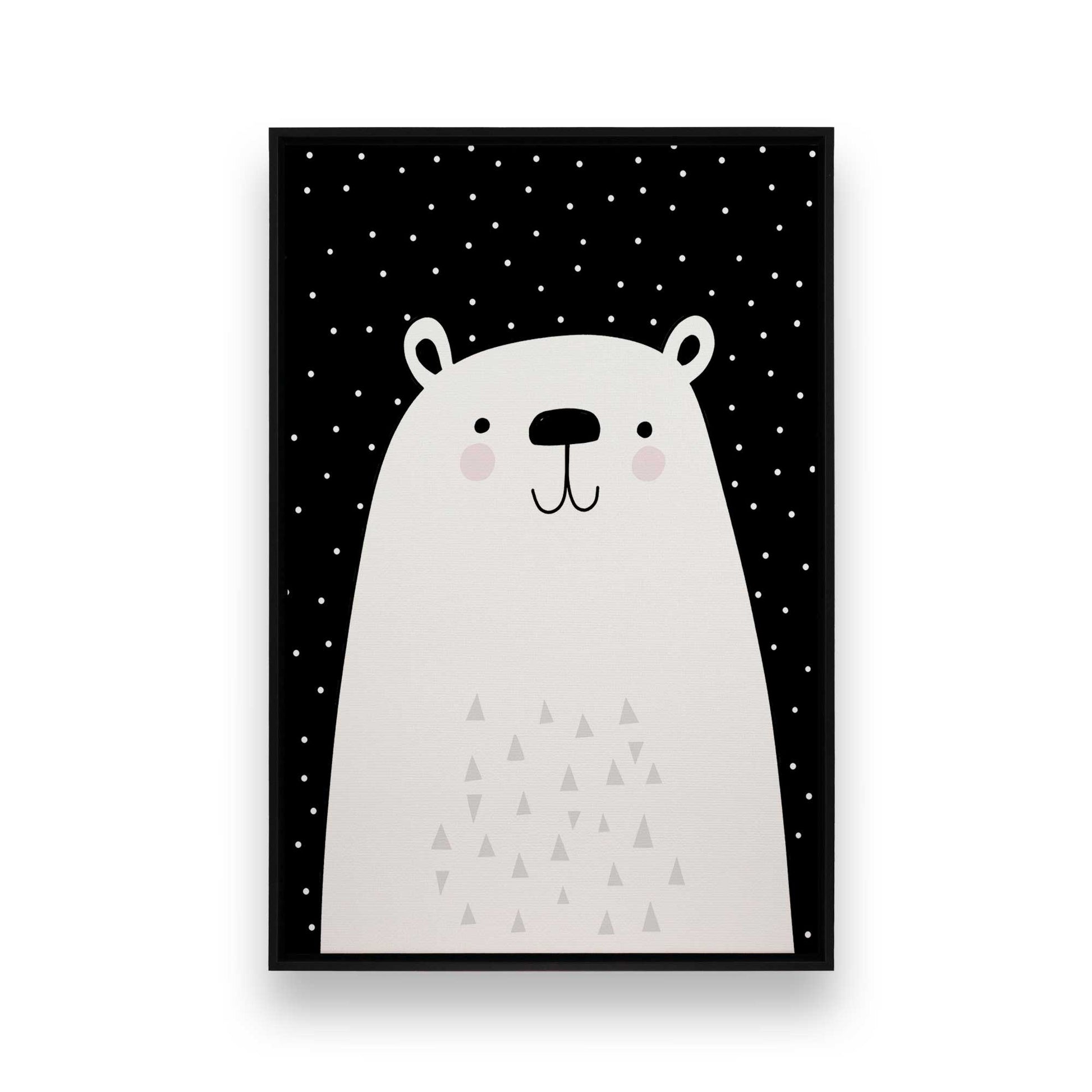 [Color:Satin Black], Picture of art in a Satin Black frame