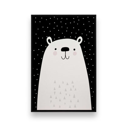 [Color:Satin Black], Picture of art in a Satin Black frame