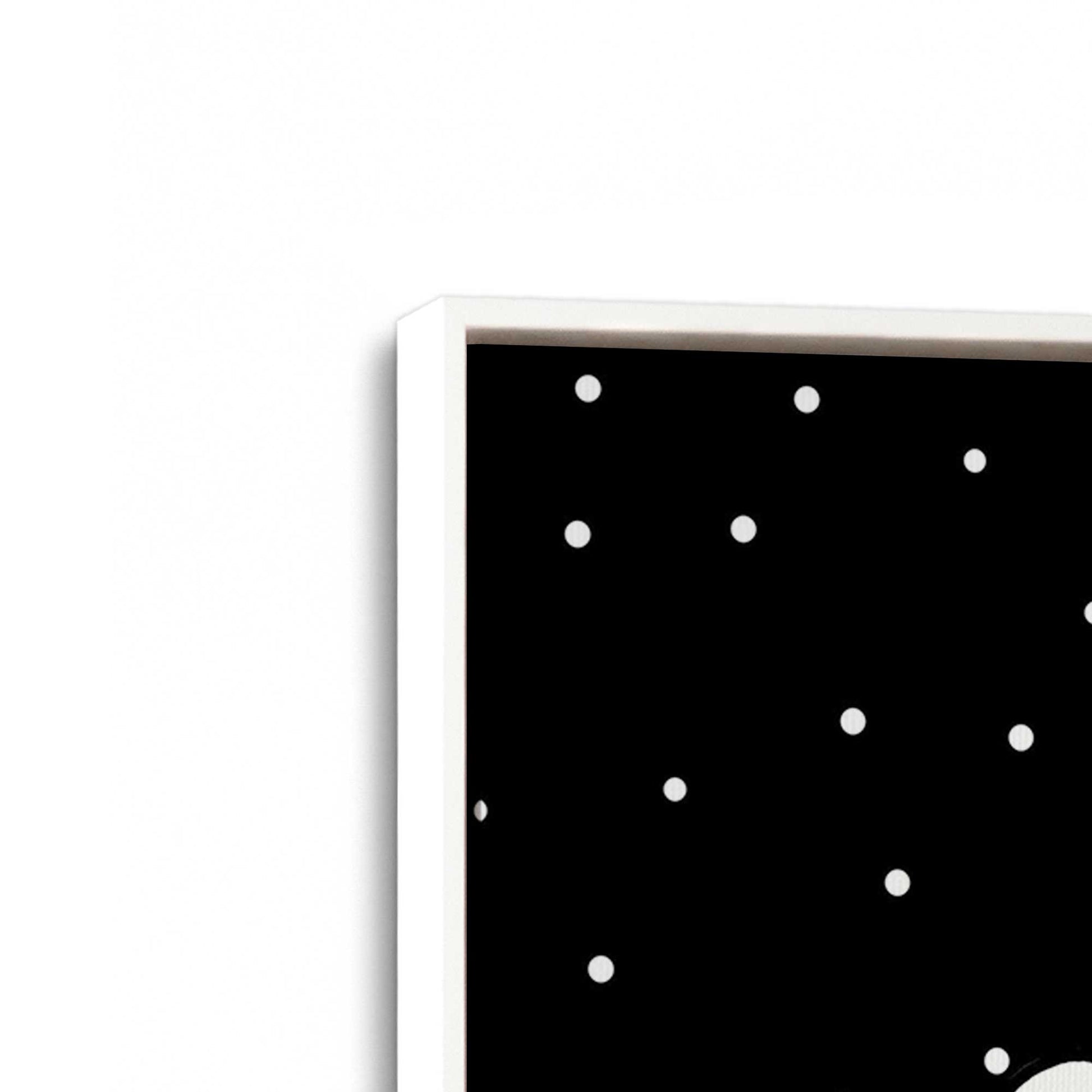 [Color:Opaque White], Picture of art in a White frame at an angle