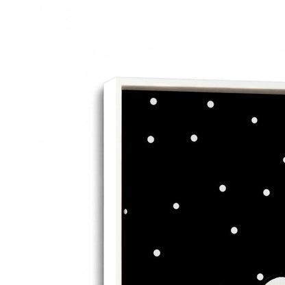 [Color:Opaque White], Picture of art in a White frame at an angle