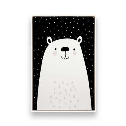 [Color:Opaque White], Picture of art in a White frame