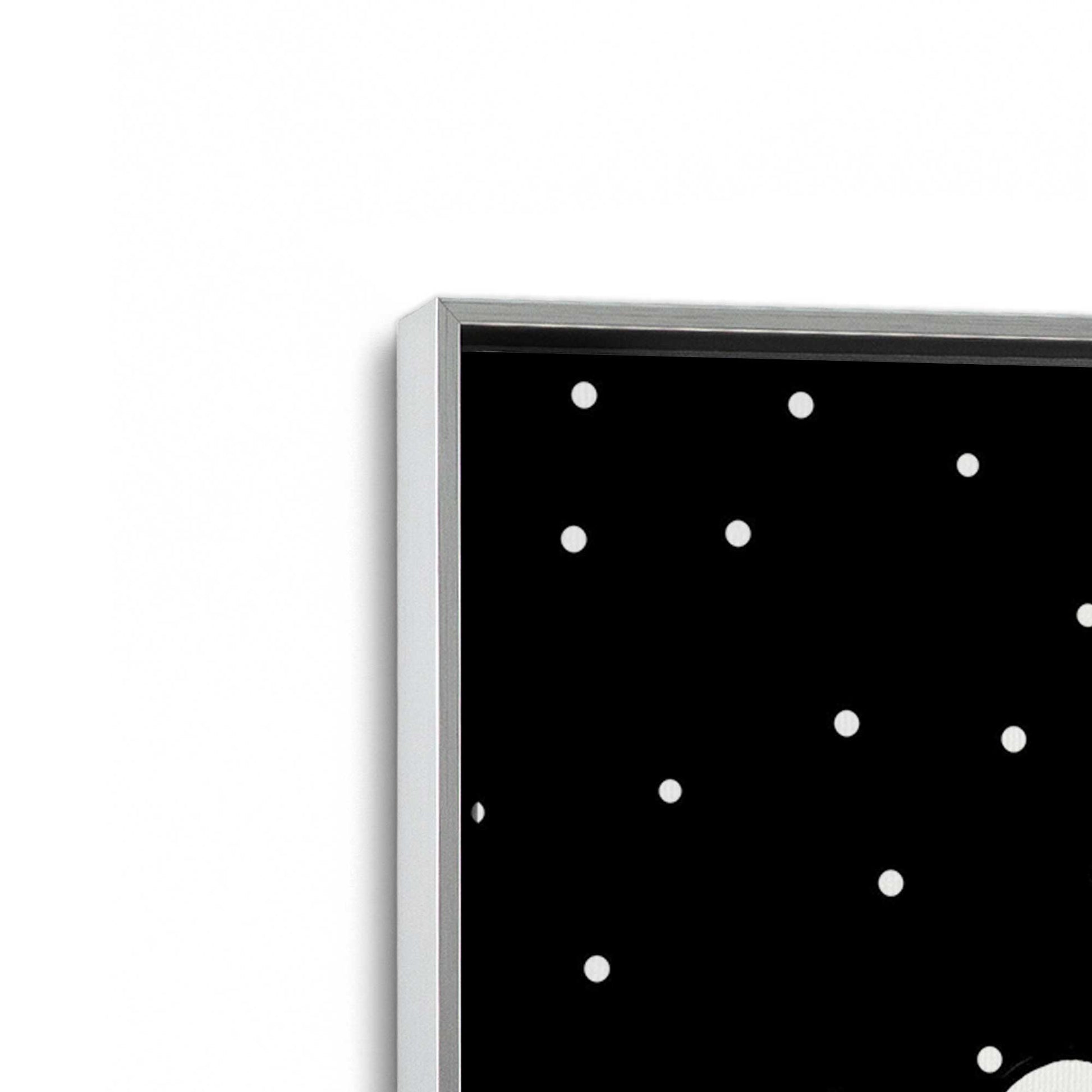 [Color:Polished Chrome], Picture of art in a Polished Chrome frame at an angle