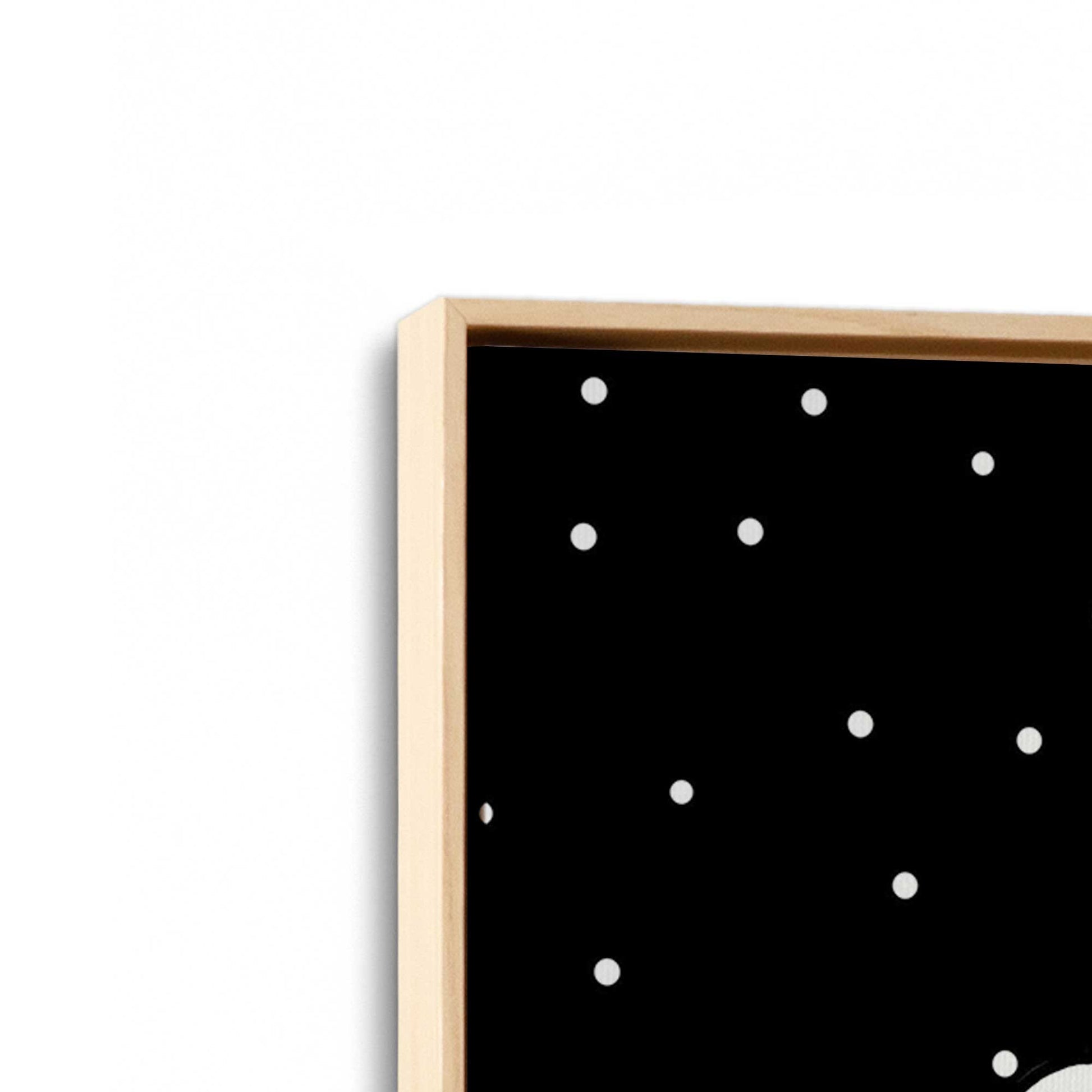 [Color:American Maple], Picture of art in a American Maple frame at an angle