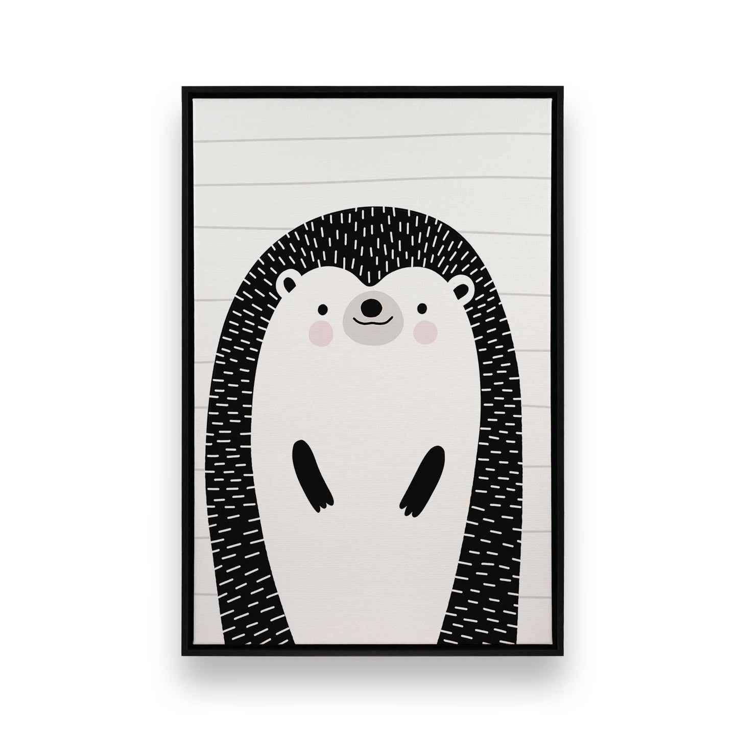 [Color:Satin Black], Picture of art in a Satin Black frame