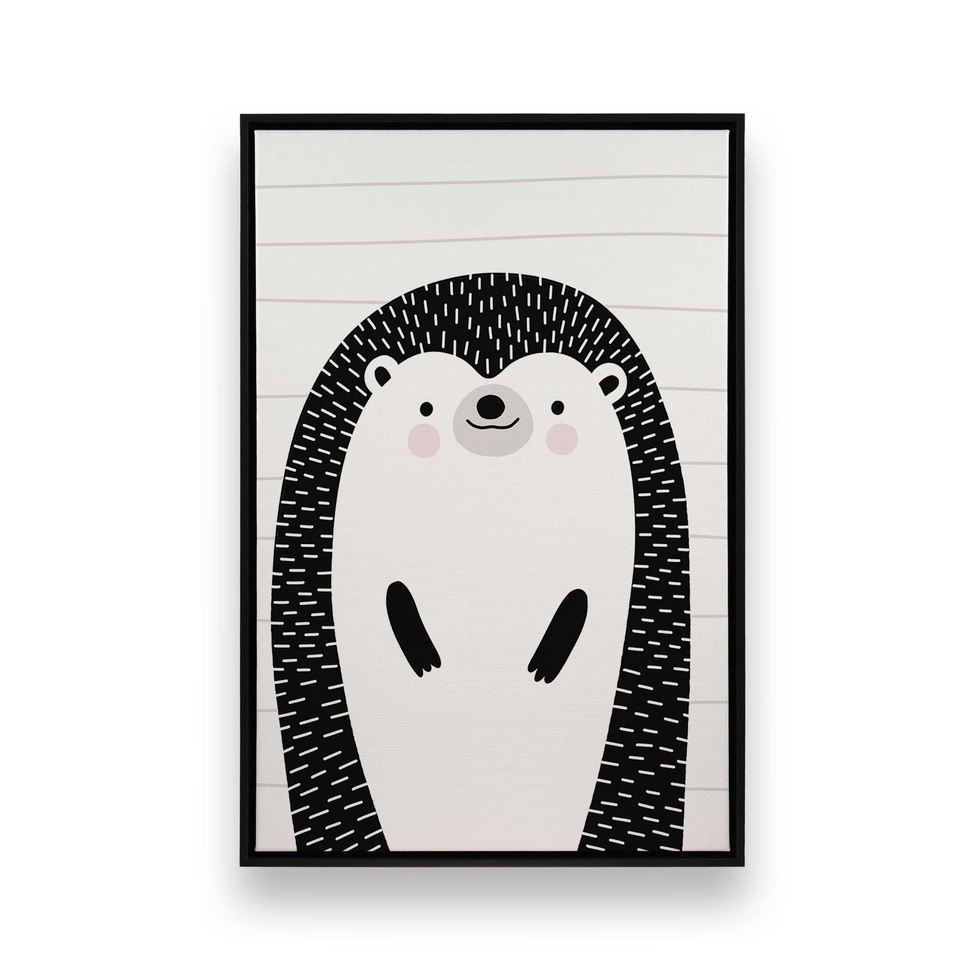 [Color:Satin Black], Picture of art in a Satin Black frame