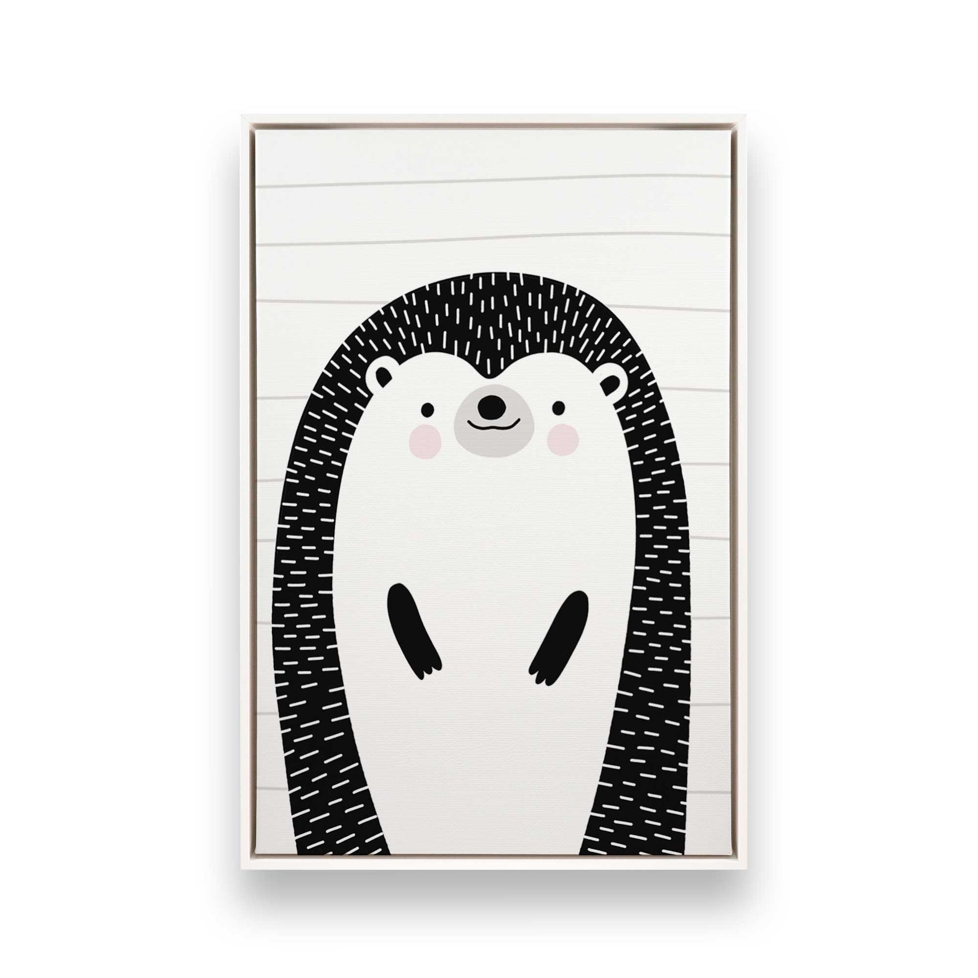 [Color:Opaque White], Picture of art in a White frame