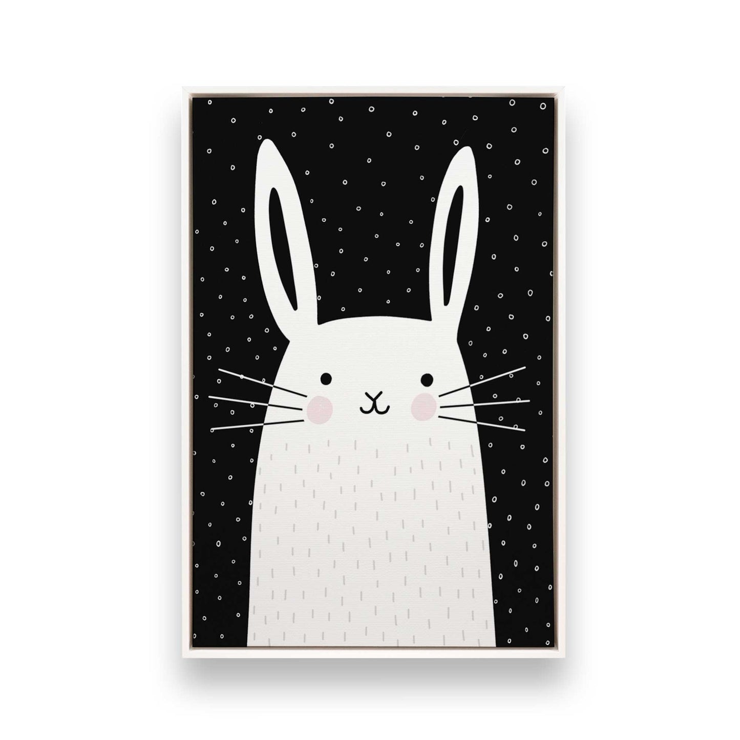 [Color:Opaque White], Picture of art in a White frame