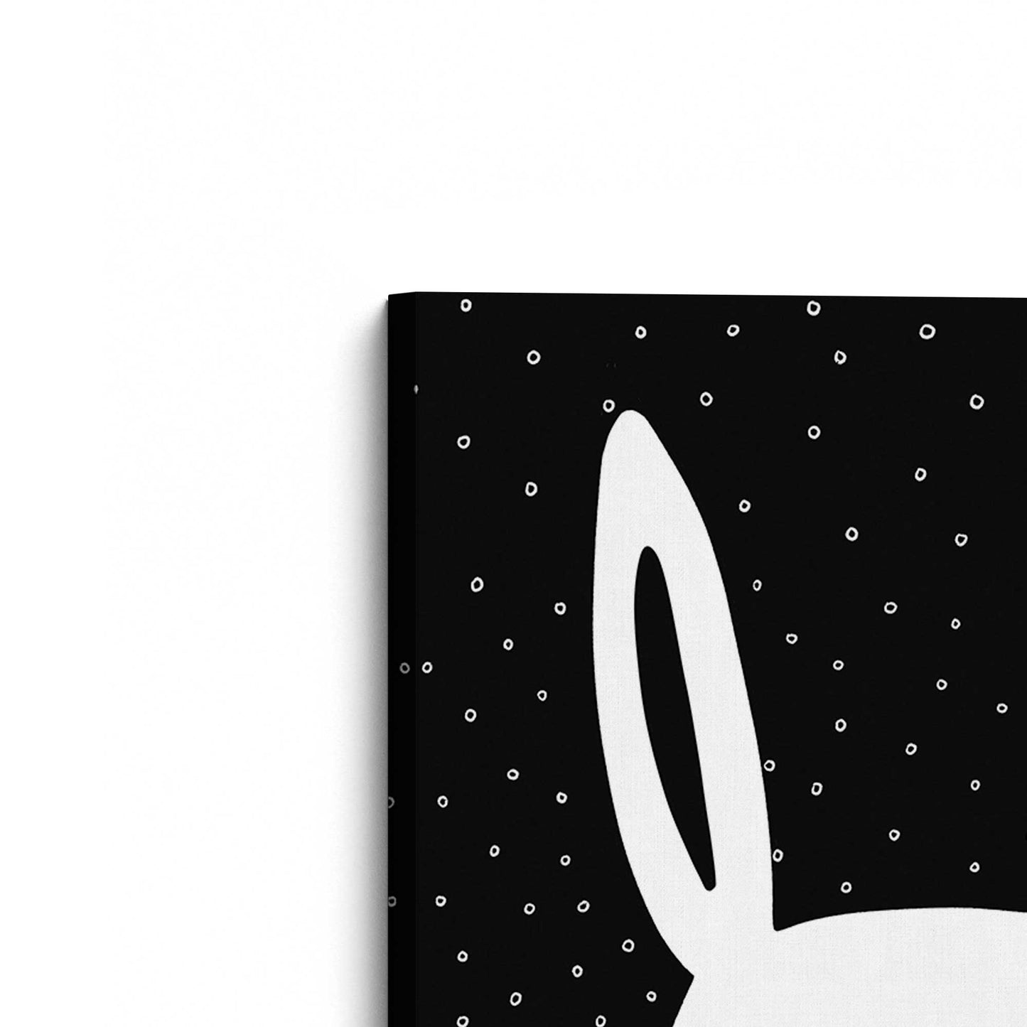 [Color:Stretched Canvas], Picture of the corner of the art