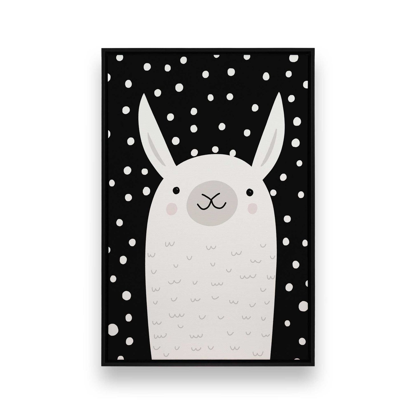 [Color:Satin Black], Picture of art in a Satin Black frame