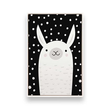 [Color:Opaque White], Picture of art in a White frame