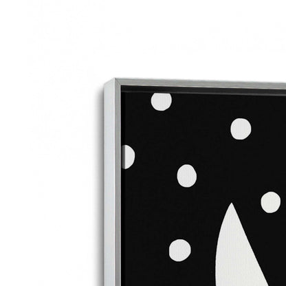 [Color:Polished Chrome], Picture of art in a Polished Chrome frame at an angle