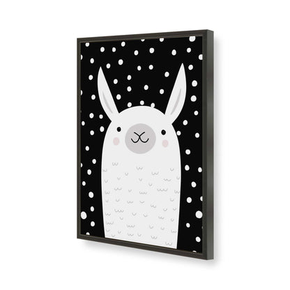 [Color:Satin Black], Picture of art in a Satin Black frame of the corner
