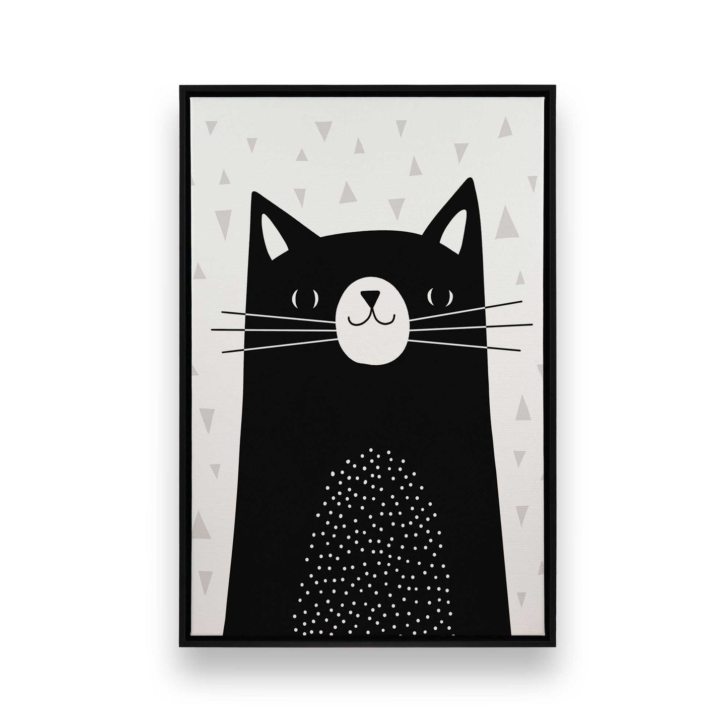 [Color:Satin Black], Picture of art in a Satin Black frame