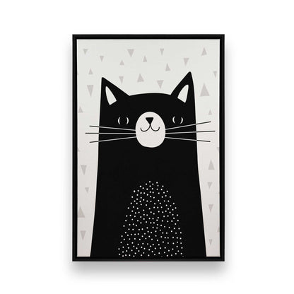 [Color:Satin Black], Picture of art in a Satin Black frame