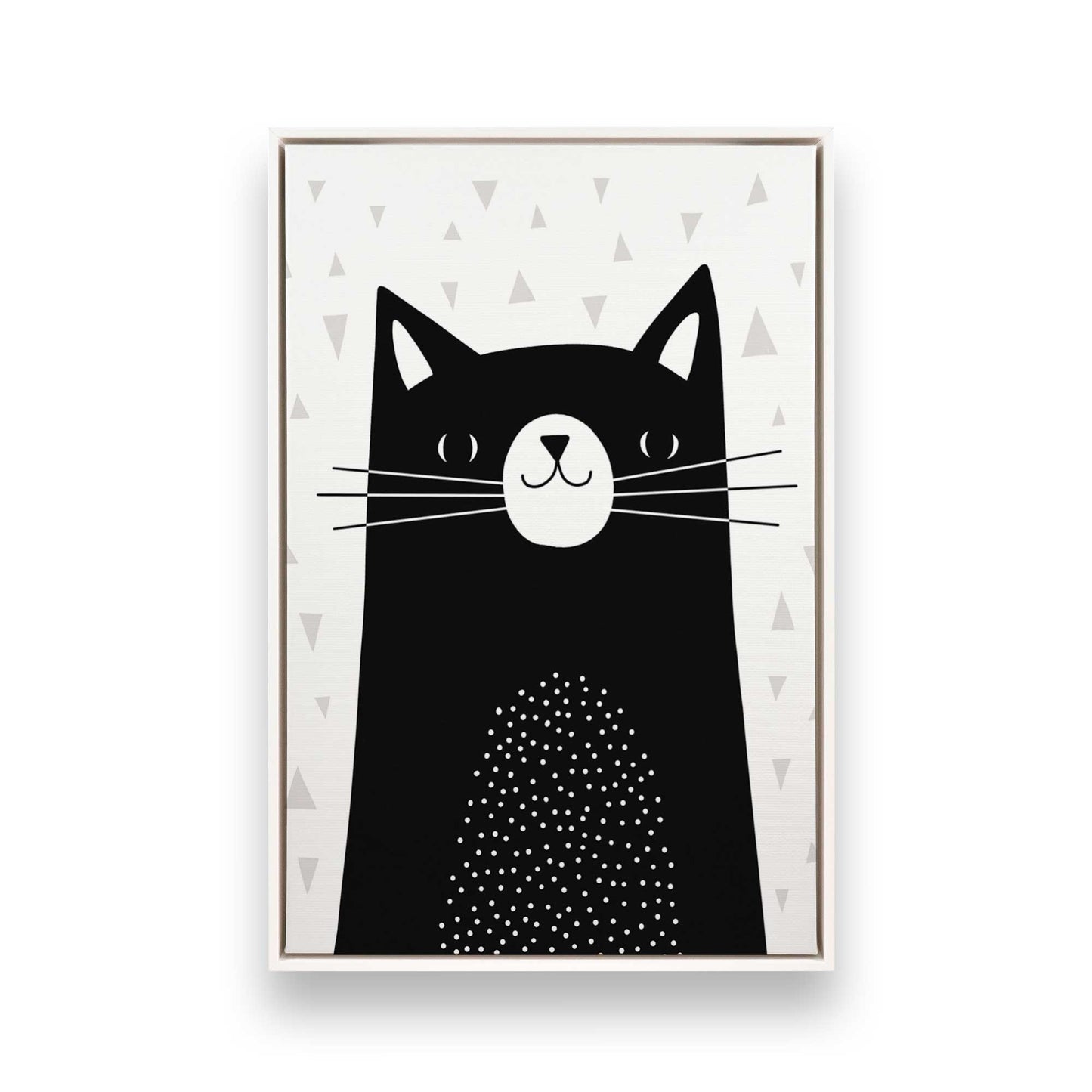 [Color:Opaque White], Picture of art in a White frame