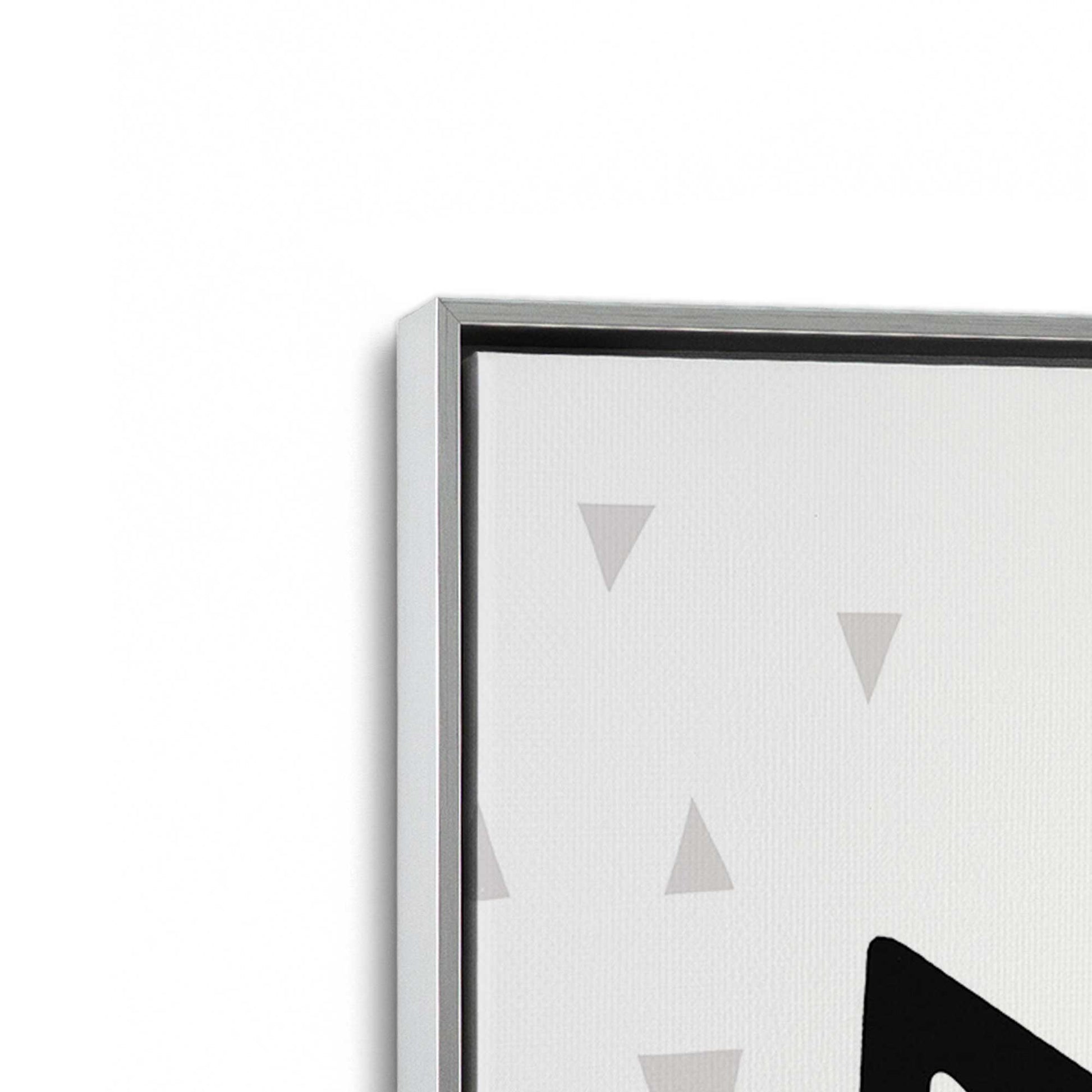 [Color:Polished Chrome], Picture of art in a Polished Chrome frame at an angle