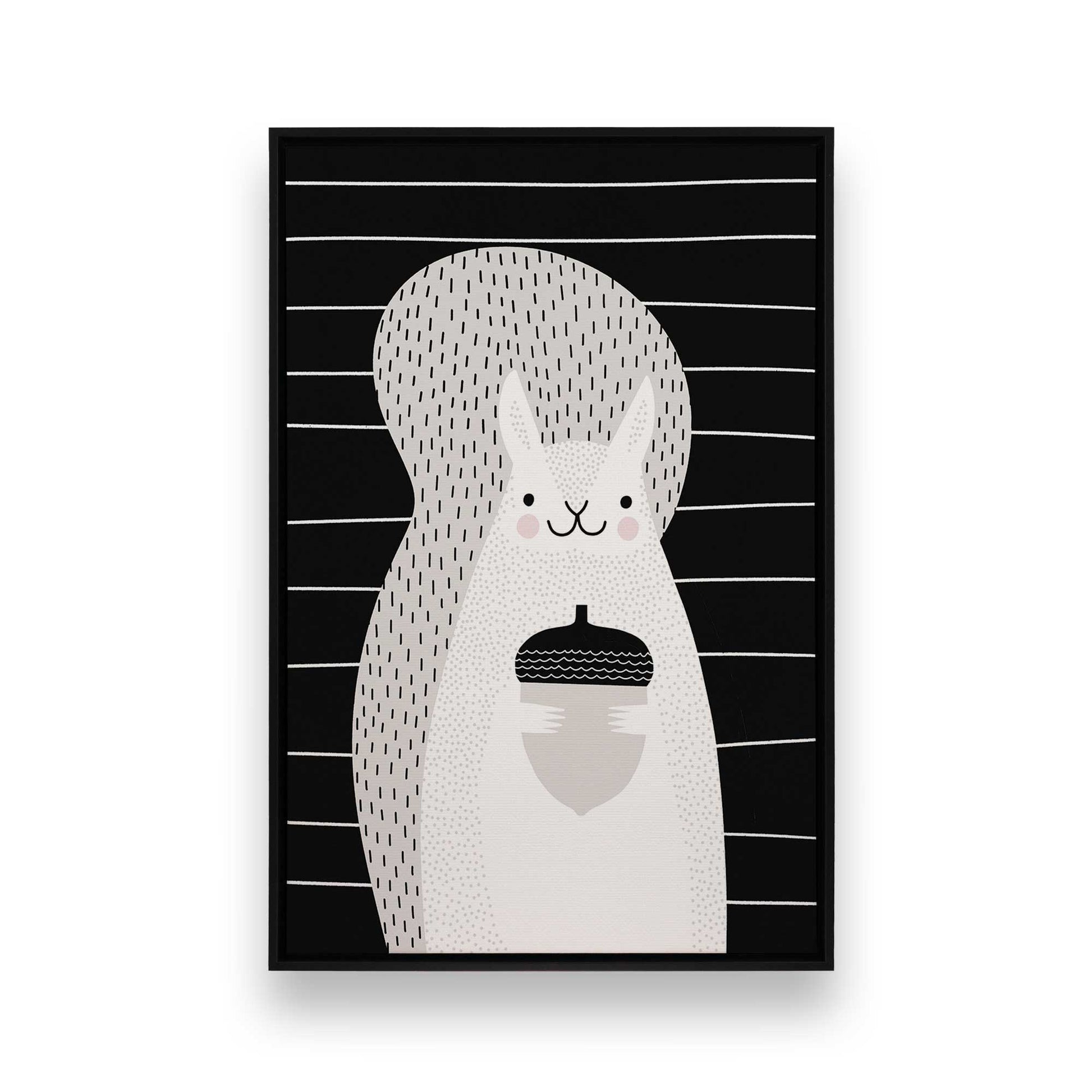 [Color:Satin Black], Picture of art in a Satin Black frame