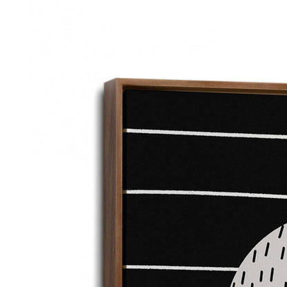 [Color:Walnut], Picture of art in a Walnut frame at an angle