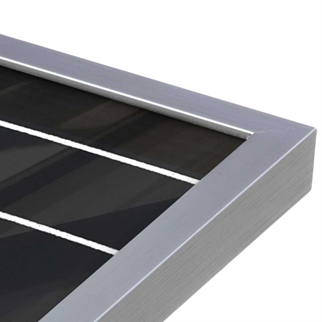 [Color:Polished Chrome], Picture of art in a Polished Chrome frame at an angle