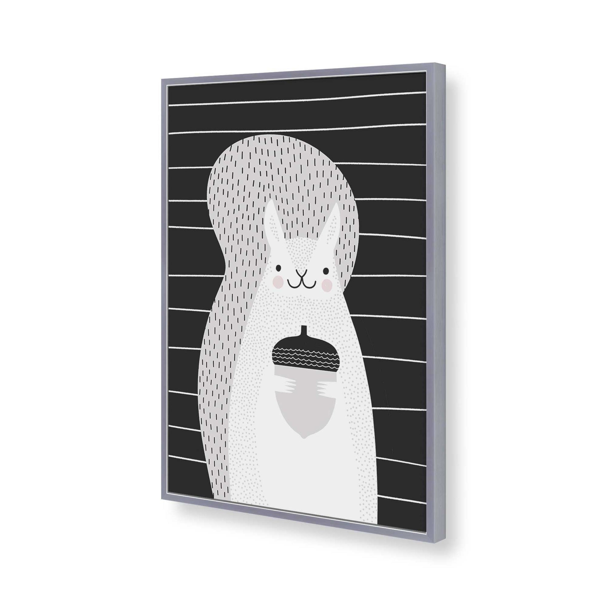 [Color:Polished Chrome], Picture of art in a Polished Chrome frame of the corner