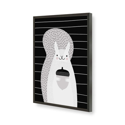 [Color:Satin Black], Picture of art in a Satin Black frame of the corner