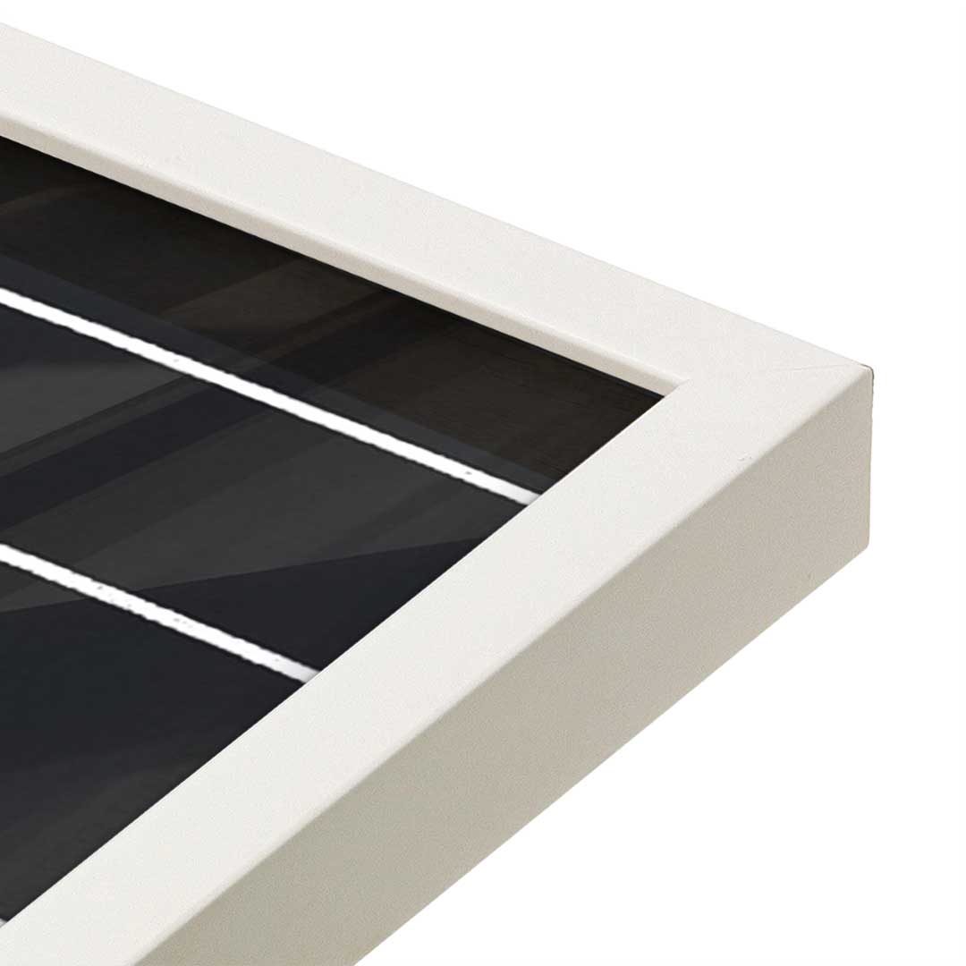 [Color:Opaque White], Picture of art in a Opaque White frame at an angle