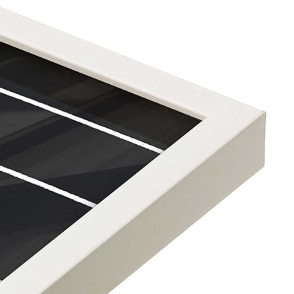 [Color:Opaque White], Picture of art in a Opaque White frame at an angle