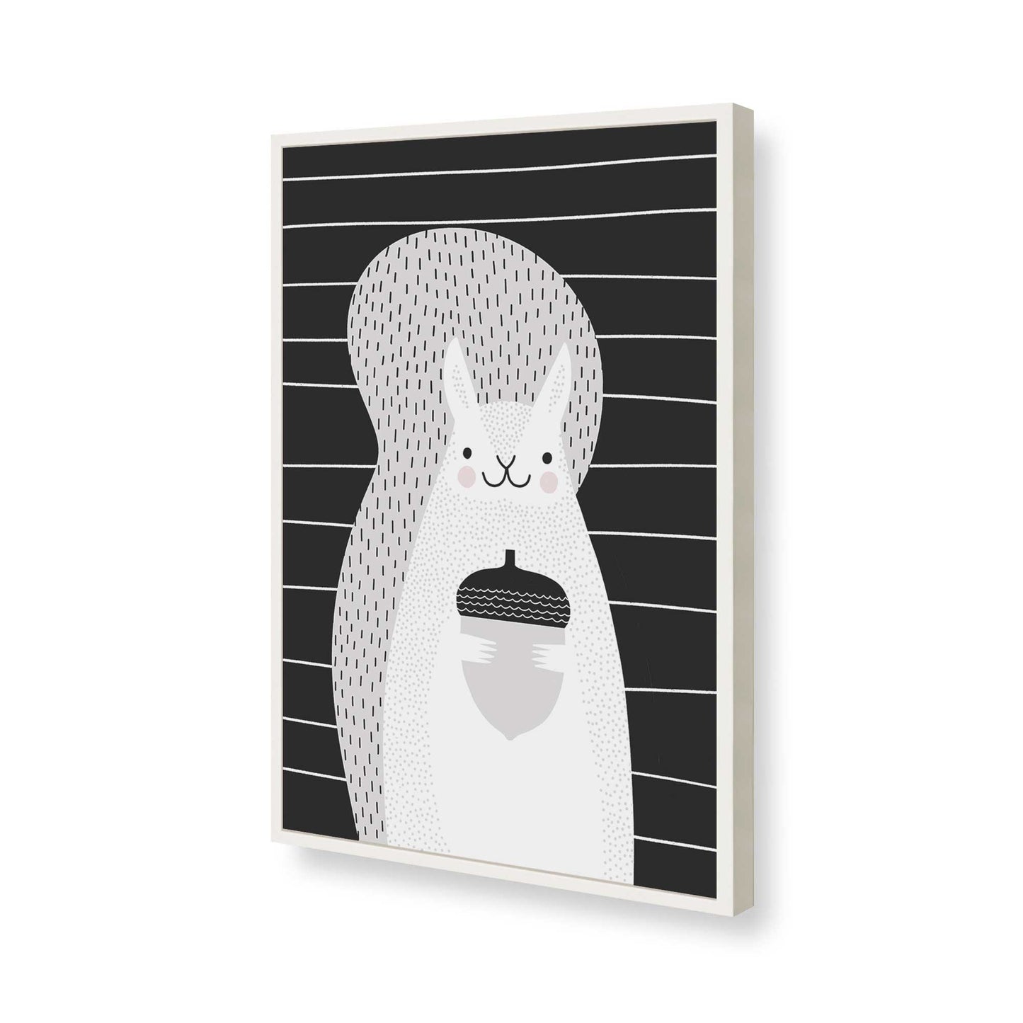 [Color:Opaque White], Picture of art in a Opaque White frame of the corner