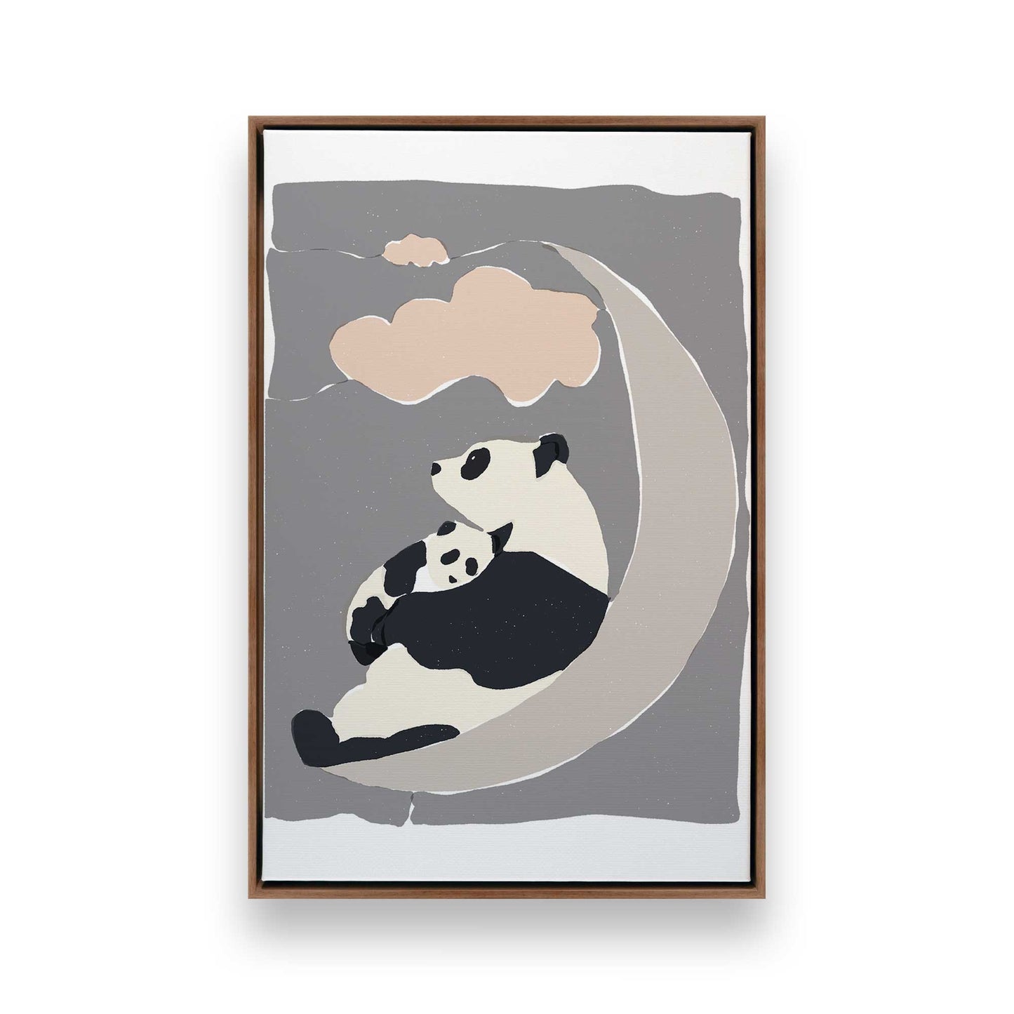 [Color:Walnut], Picture of art in a Walnut frame
